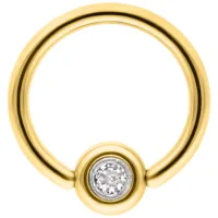 Medi Flat Back Jewelled Clip in Ring Medi Flat Back Jewelled Clip in Ring