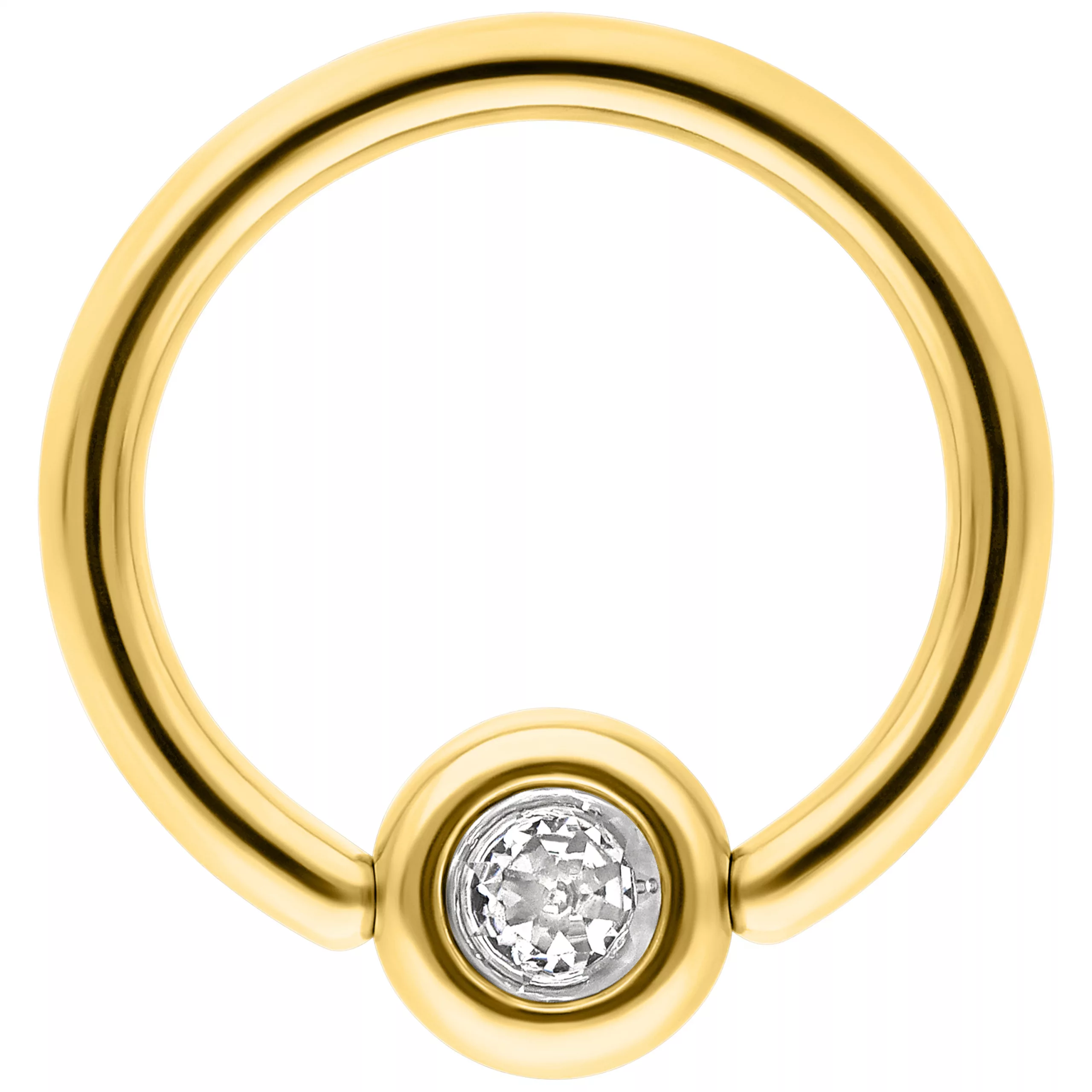 Medi Flat Back Jewelled Clip in Ring Medi Flat Back Jewelled Clip in Ring