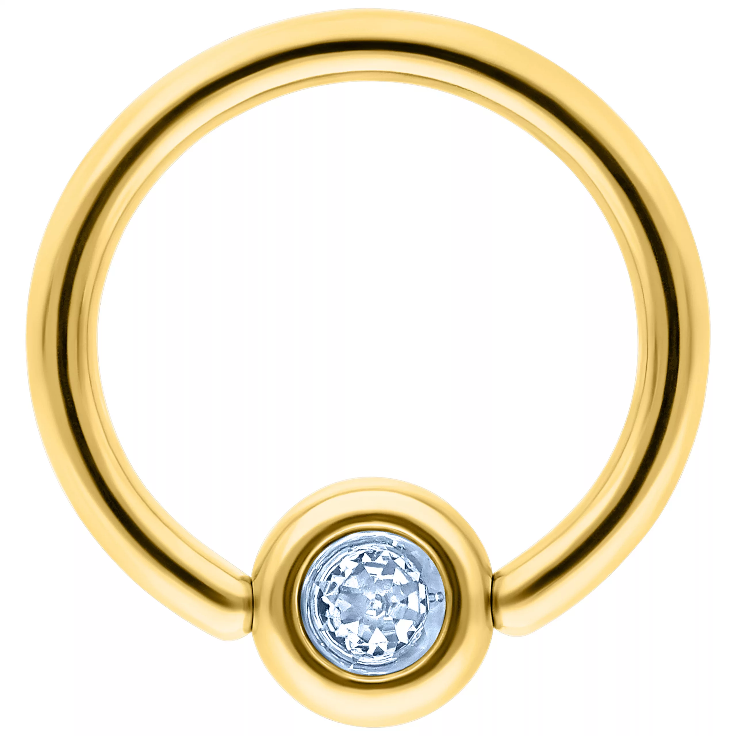 Medi Flat Back Jewelled Clip in Ring Medi Flat Back Jewelled Clip in Ring