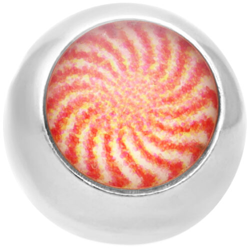 Red Rotator on White