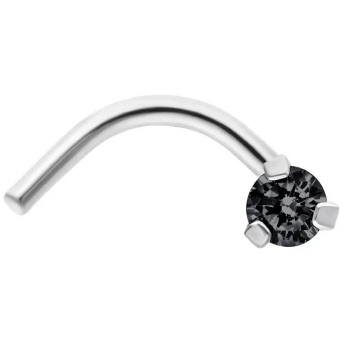 Curved Jewelled Nosestud