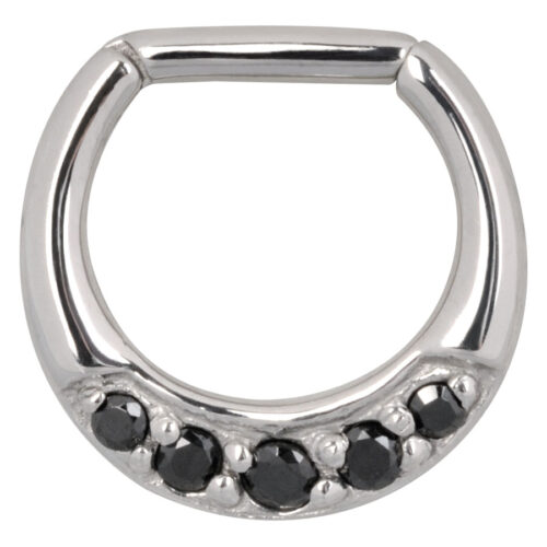 Colourful Jewelled Hinged Septum