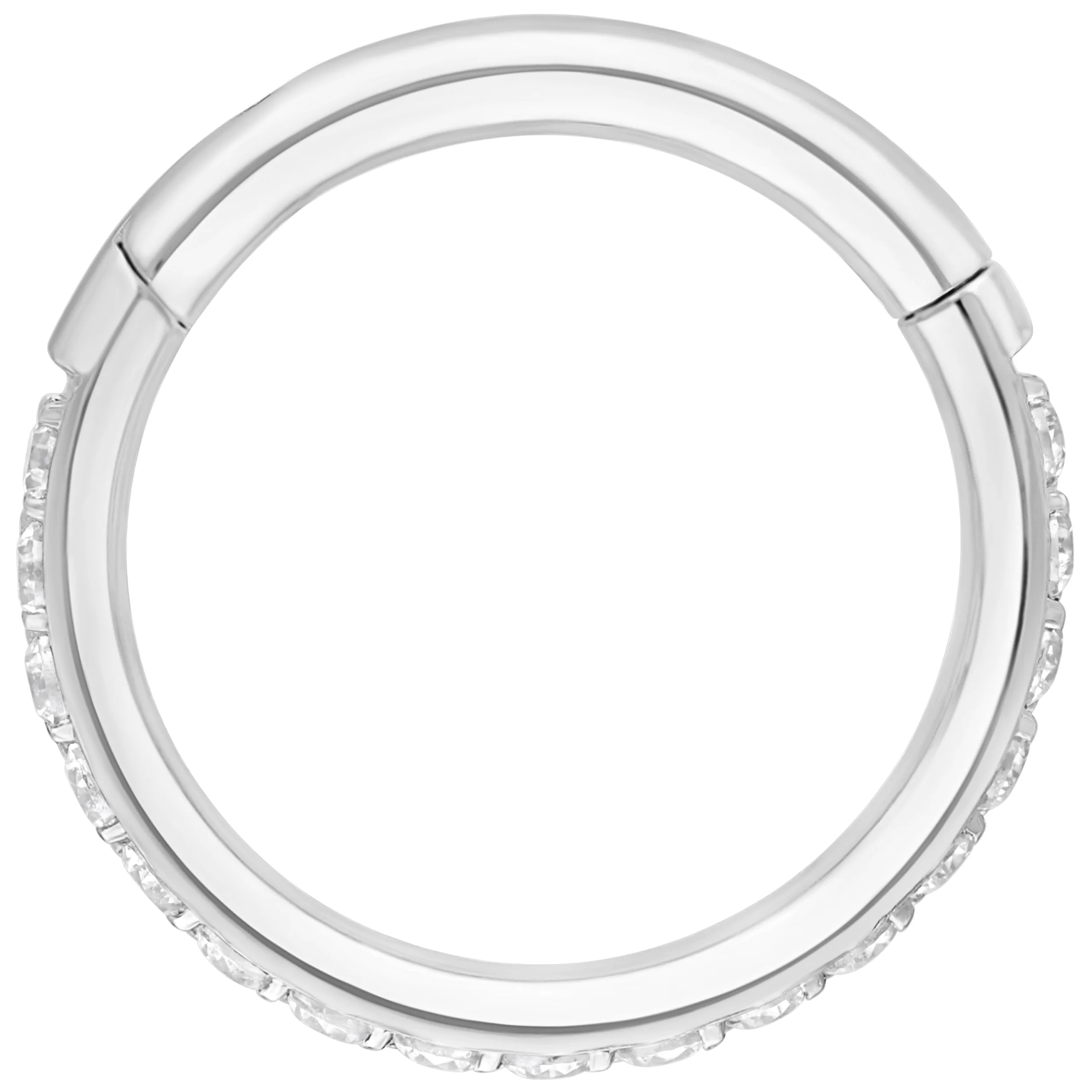 Pave Set Crystals Conch Ring Pave Set Crystals Conch Ring