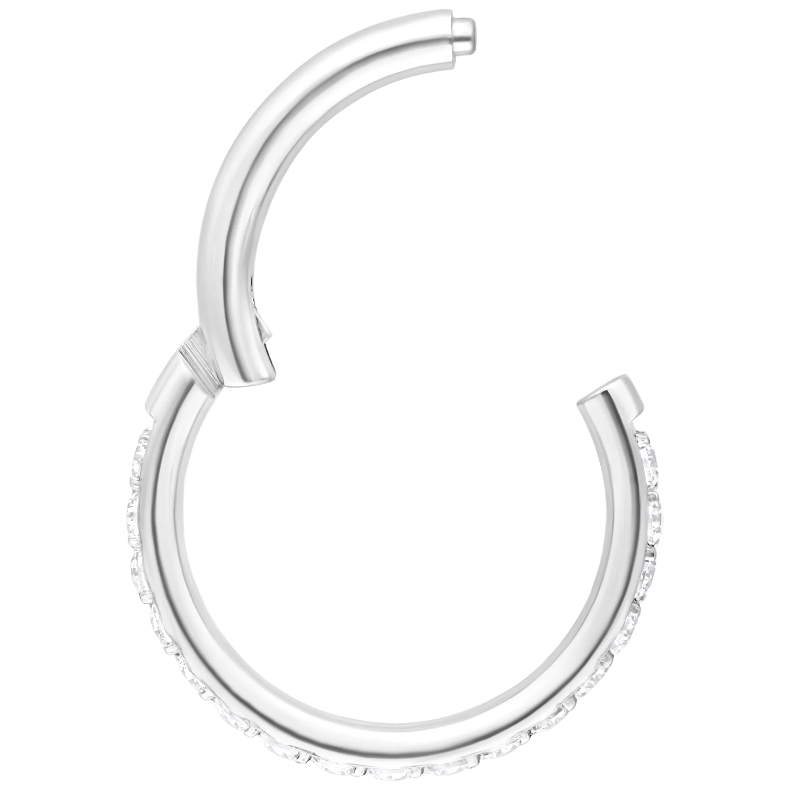 Pave Set Crystals Conch Ring Pave Set Crystals Conch Ring