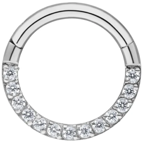 Pave Set Septum Clicker