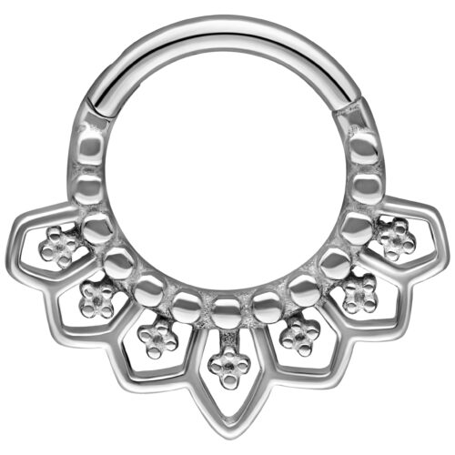 Cathedral Septum Clicker - Silvercoloured Metal