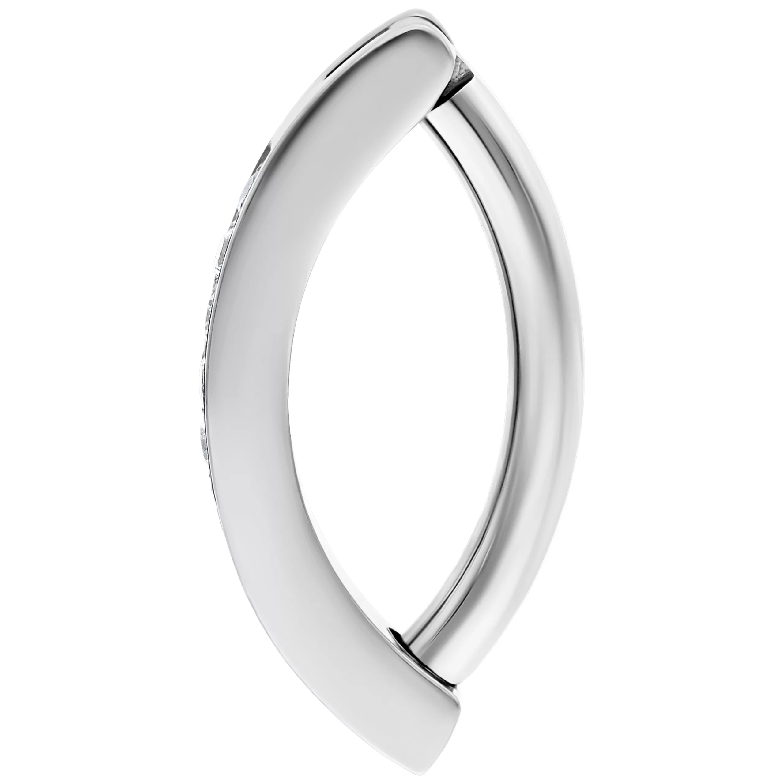 Crystal Belly Arch Clicker Crystal Belly Arch Clicker