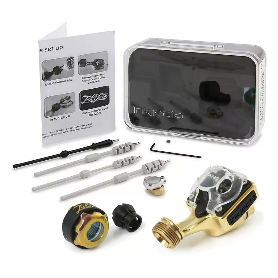 Flite Nano Elite Limited Edition Polished Brass by InkJecta