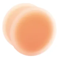 Hautfarbener Silikon-Plug Kaos Softwear Hider auf weißem Hintergrund