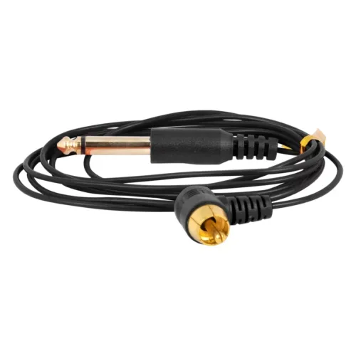 Ultra Thin RCA Clipcord Black