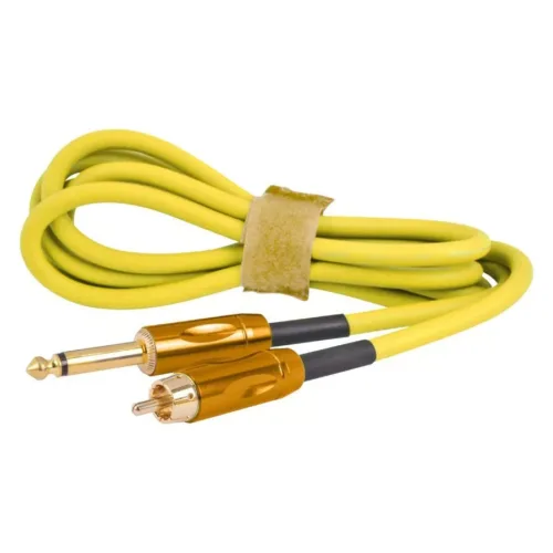 Yellow Soft Silicone Clip Cord