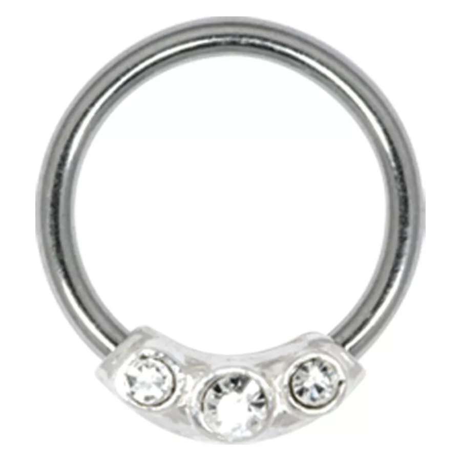 Steel Basicline® Closure Ring Silver Jewels
