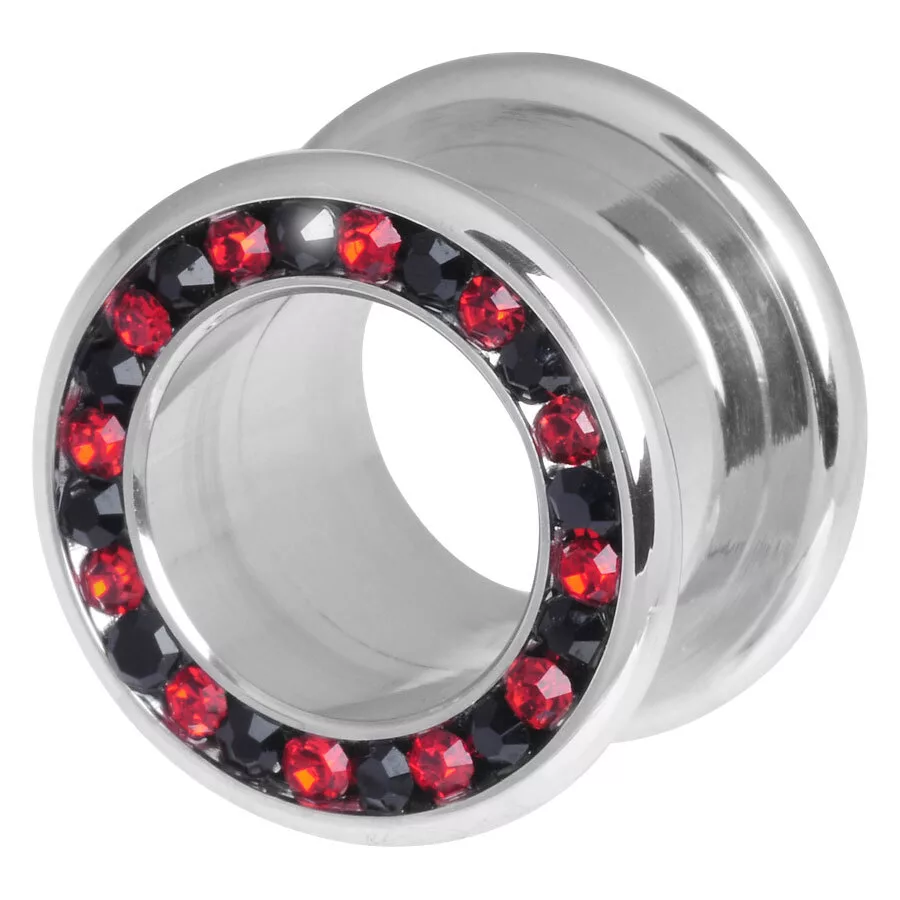 Jewelled Tunnel - 02 Red/Black