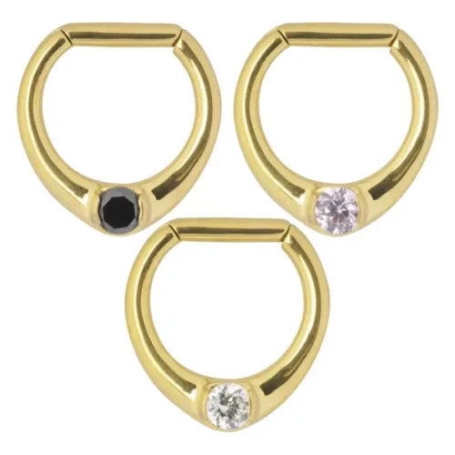 Jewelled Septum Clicker