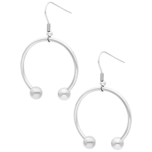 Circular Barbell Earrings