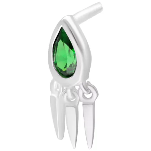 Push Fit Crystal Green Emerald Attachment