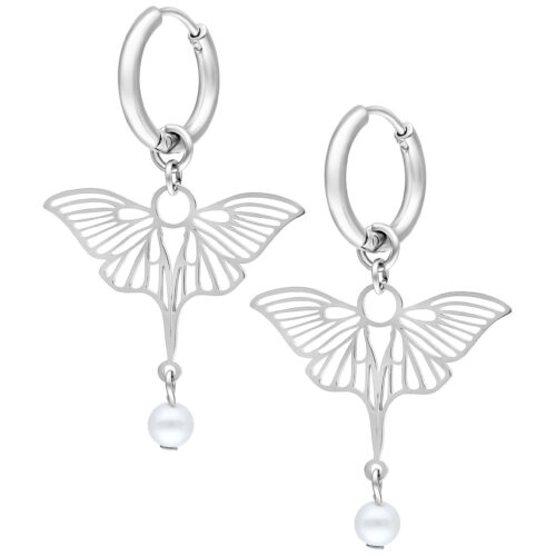 Little Pearl Dragonfly Hoops
