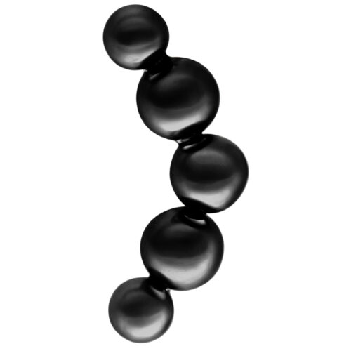 Push Fit Curved Ball Attachment - Black Metal