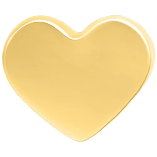 Push Fit Heart Attachment - Golden Metal