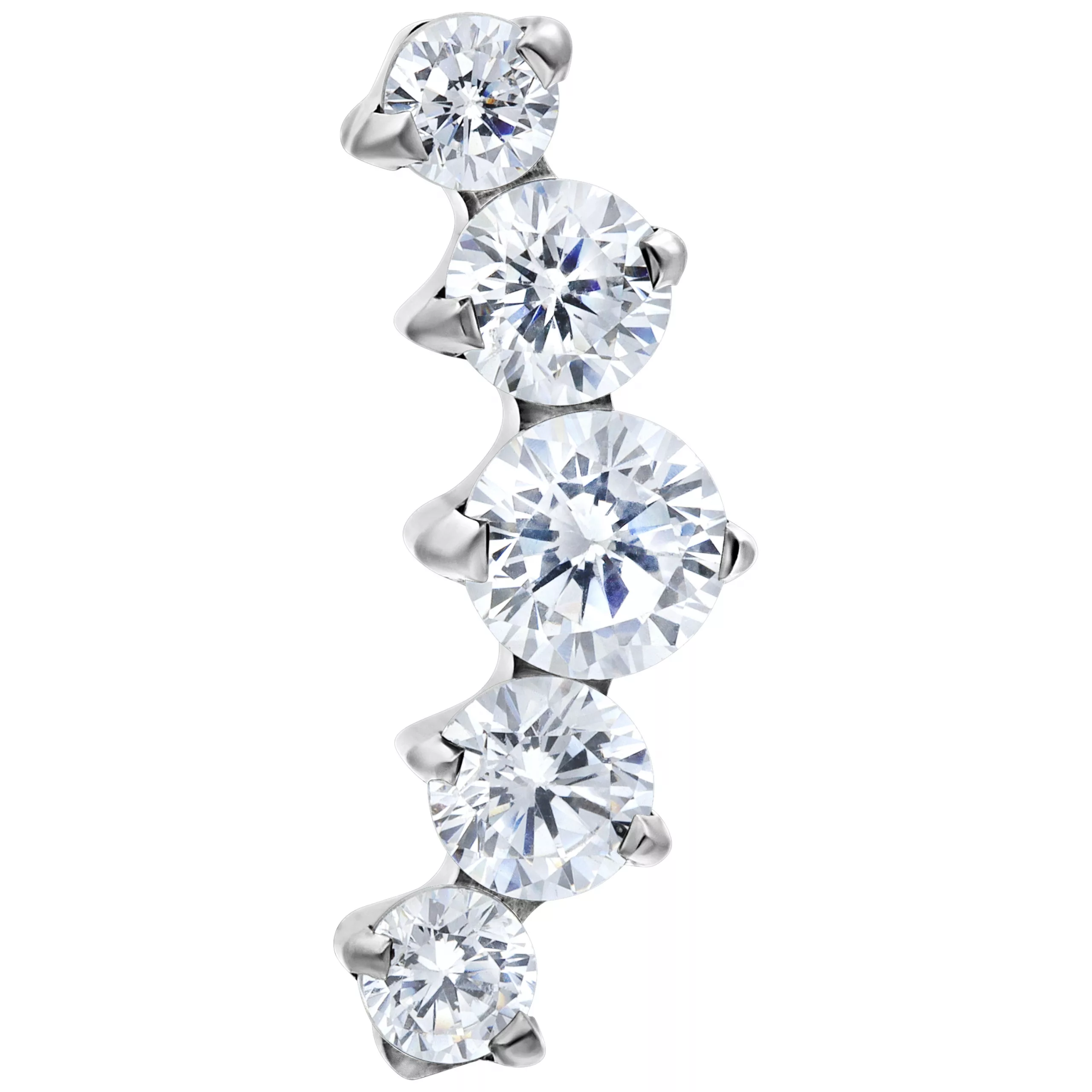 Push Fit Curved 5 Crystal Attachment Push Fit Curved 5 Crystal Attachment