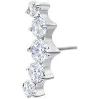 Push Fit Curved 5 Crystal Attachment Push Fit Curved 5 Crystal Attachment