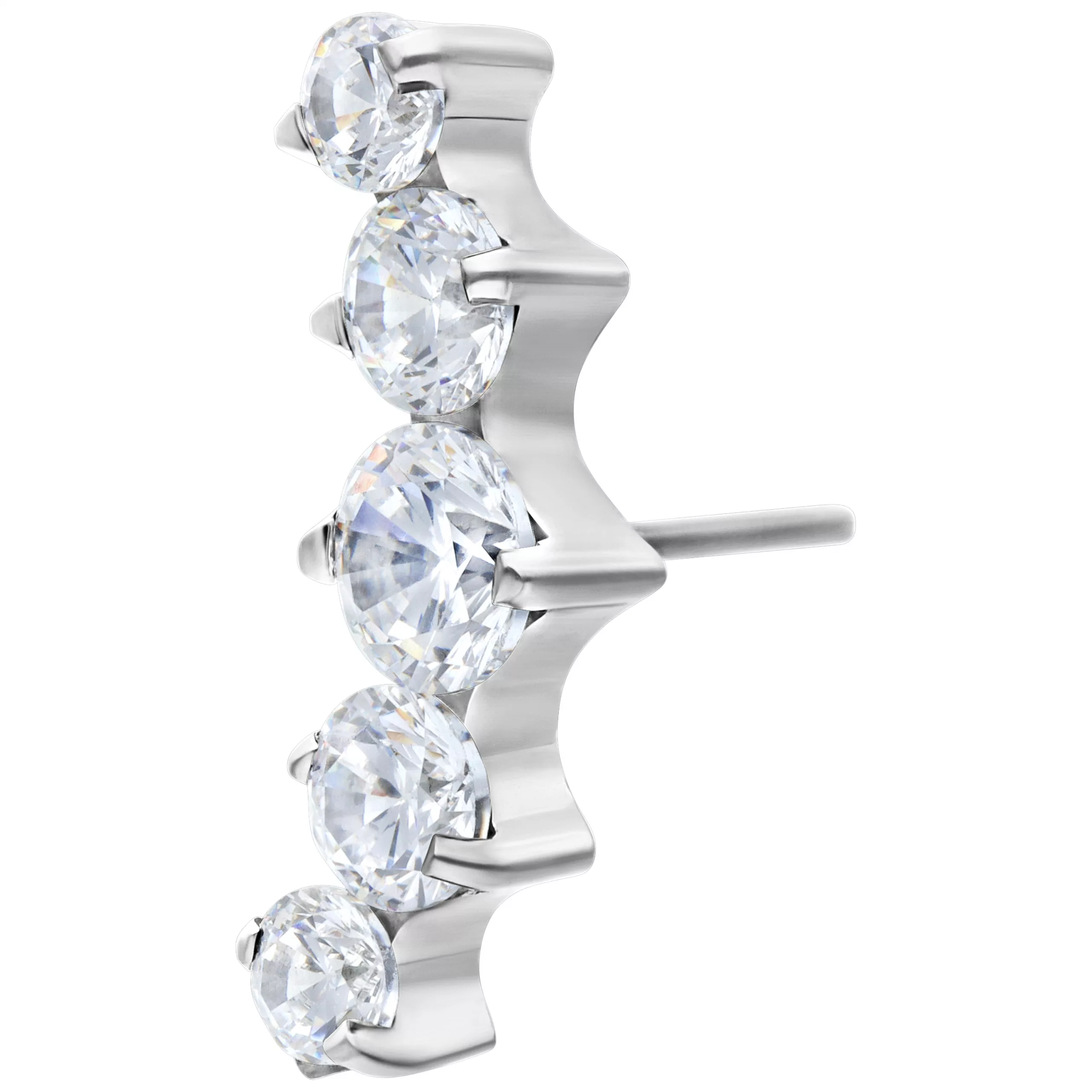 Push Fit Curved 5 Crystal Attachment Push Fit Curved 5 Crystal Attachment