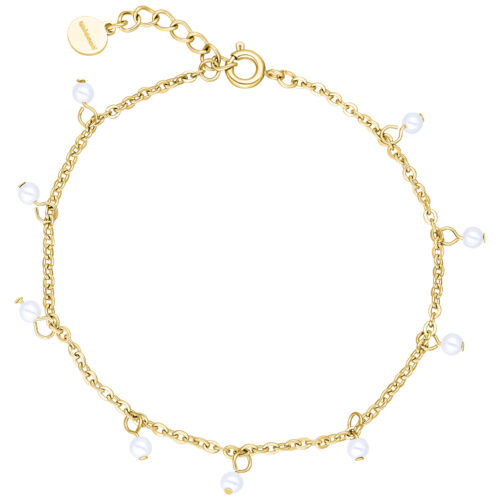 Little Pearl Armband - Golden Metal