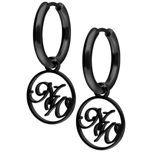 Nightwish Little Cutted Hoops - Black Metal