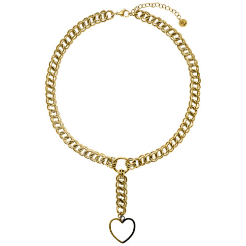 Verena Venus - Big Heart Choker incl. Packaging - Golden Metal