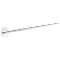 Silberner Push-Fit Einführstift 1.2mm aus Titan auf weißem Hintergrund