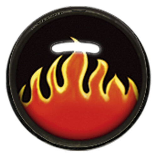 Titan Blackline® Internally Threaded Ikon Disk "Flames"