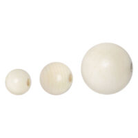 Mammut Ball Clip-IN aus Knochen in verschiedenen Größen auf weißem Hintergrund