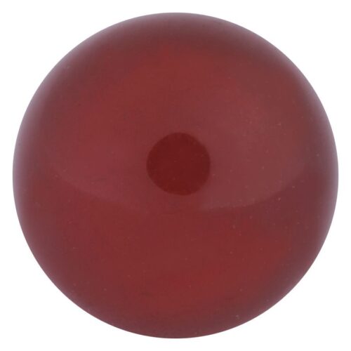 Runde 6mm Carnelian Halbedelstein Kugel auf weißem Hintergrund