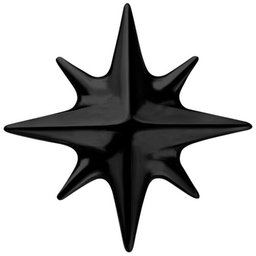 Push Fit Star Attachment - Black Metal