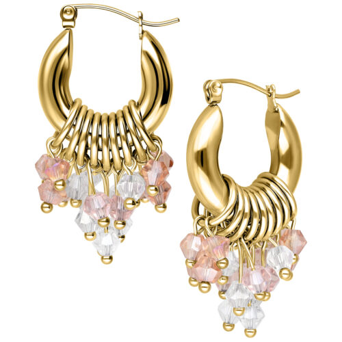 Glamour Hoops (Paar) - Golden Metal