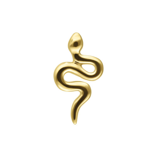 14K Gold Push-Fit Snake Attachment