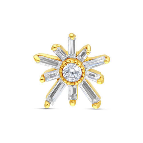 14K Crystal Star Attachment