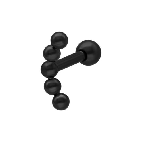 Ball Curve Earbarbell - Black Metal