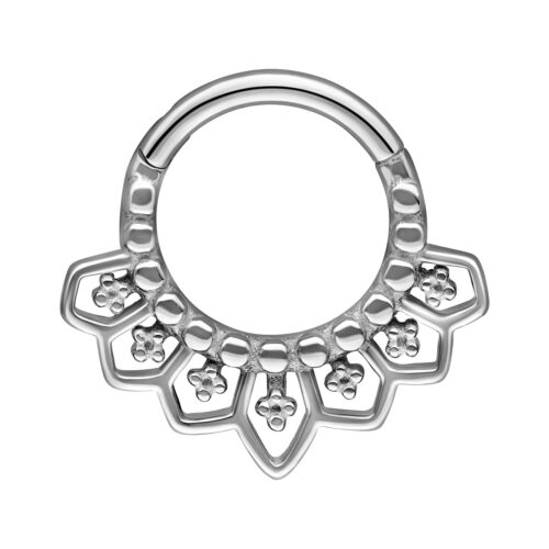 Cathedral Septum Clicker - Silvercoloured Metal