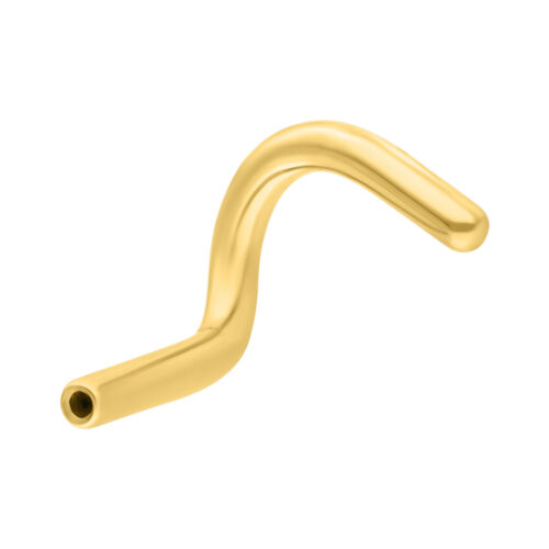Push Fit Nosestud - Golden Metal