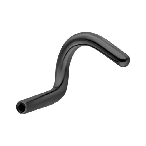 Push Fit Nosestud - Black Metal