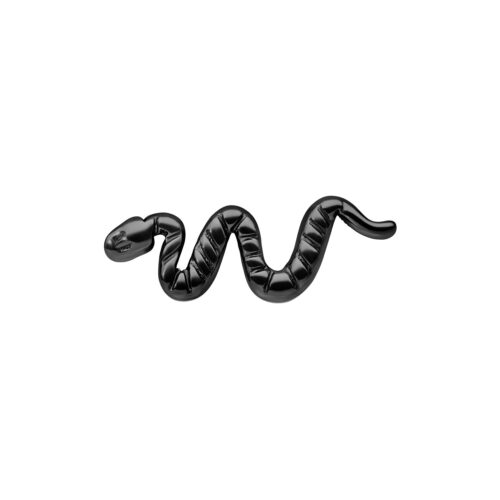 Push Fit Snake Attachment - Black Metal