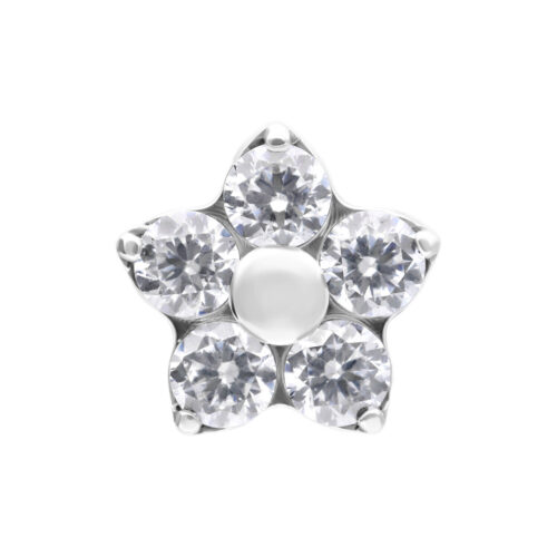 Push Fit Multi Jewelled Flower Attachment
