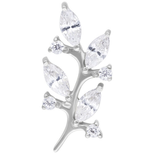 Push Fit Lovely Crystal Leaf Attachment